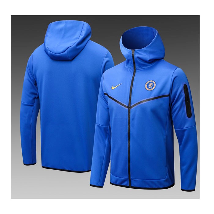 Hoodies Top Chelsea 2024 2025 Blau